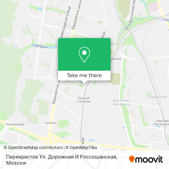 Перекресток Ул. Дорожная И Россошанская map
