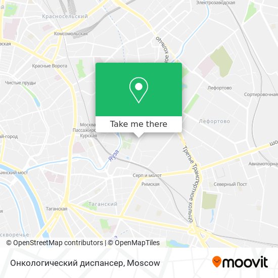 Онкологический диспансер map