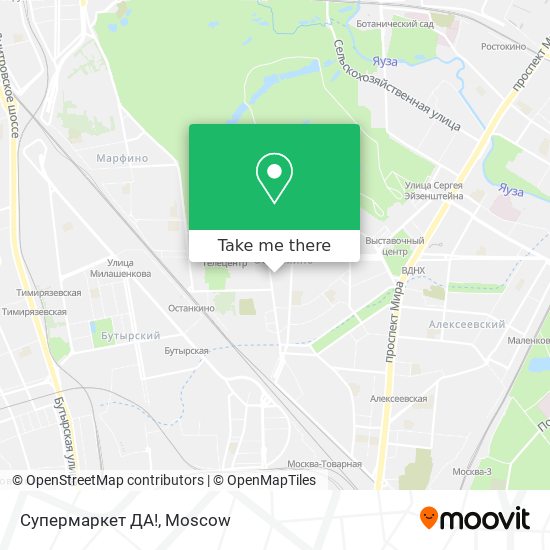 Супермаркет ДА! map