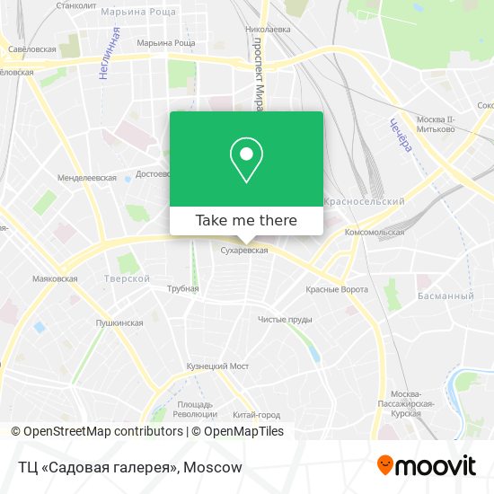 ТЦ «Садовая галерея» map