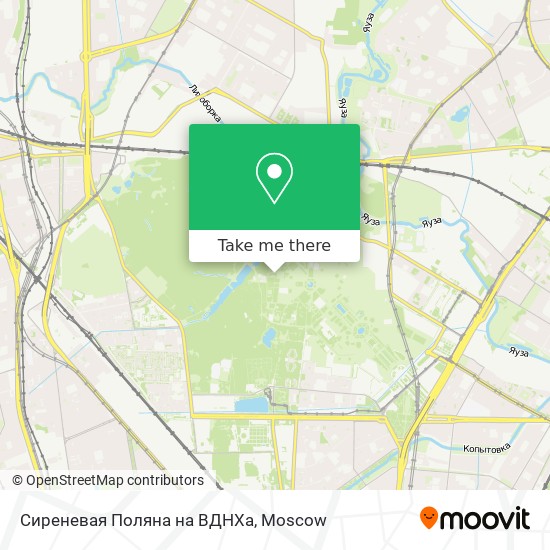 Сиреневая Поляна на ВДНХа map