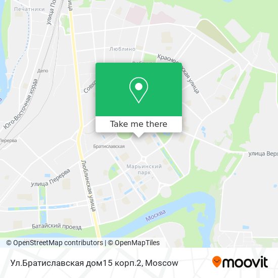 Ул.Братиславская дом15 корп.2 map