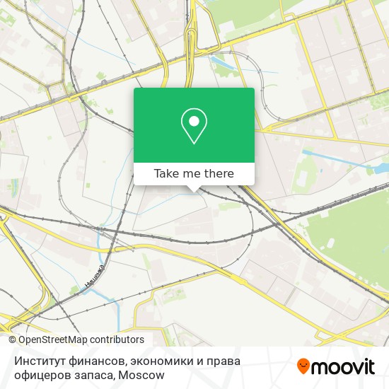 Институт финансов, экономики и права офицеров запаса map