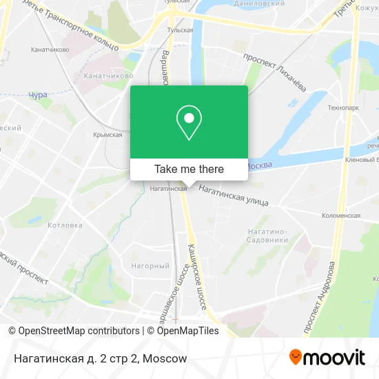 Нагатинская д. 2 стр 2 map