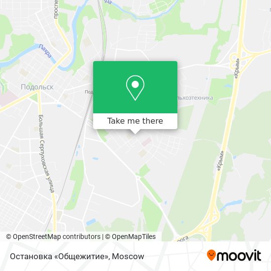 Остановка «Общежитие» map