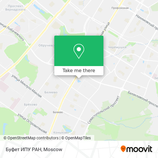 Буфет ИПУ РАН map