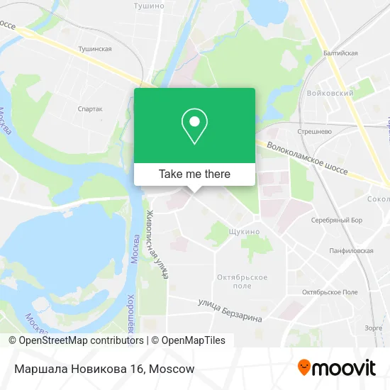 Маршала Новикова 16 map