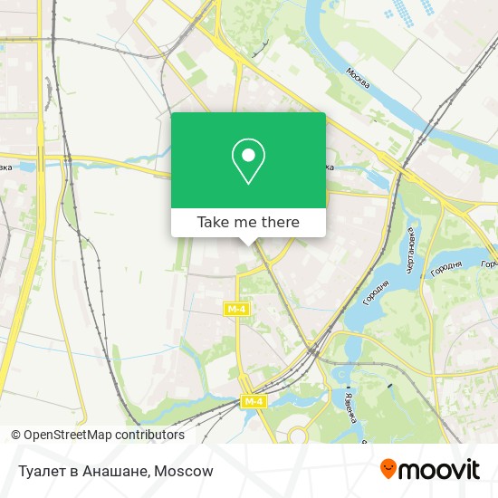 Туалет в Анашане map