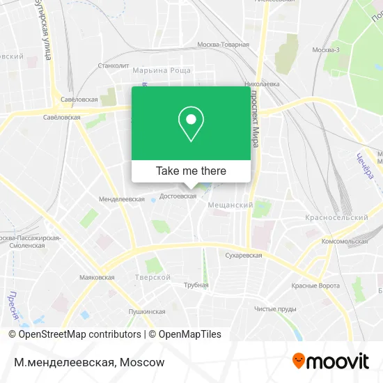 М.менделеевская map