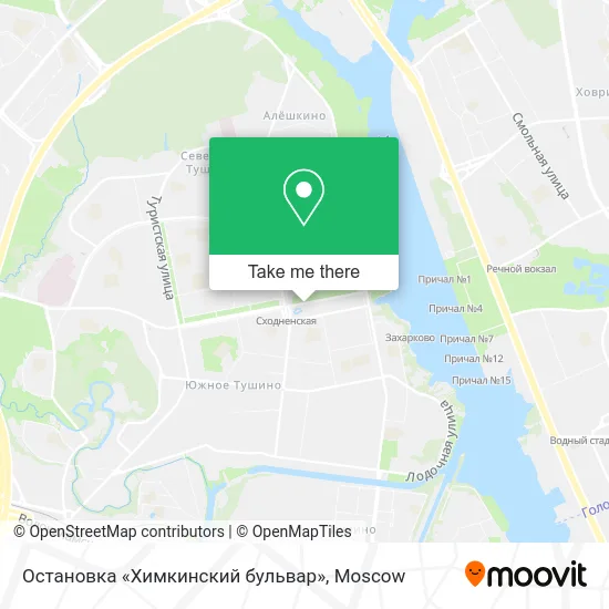 Остановка «Химкинский бульвар» map