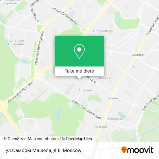 ул.Саморы Машела, д.6 map