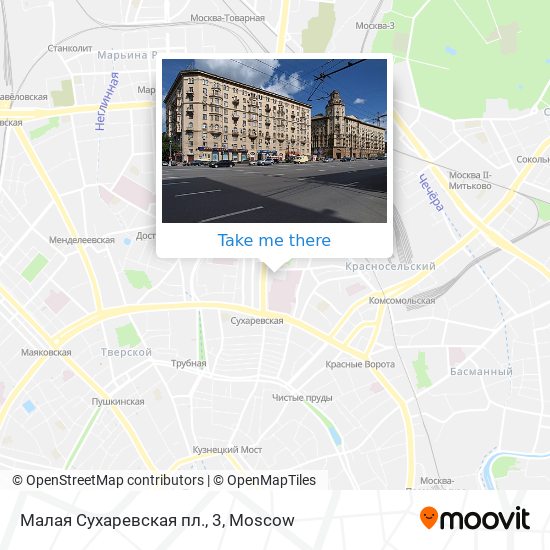 Малая Сухаревская пл., 3 map