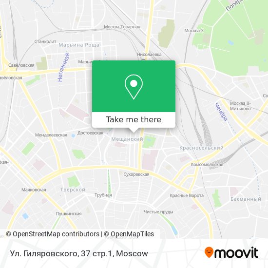 Ул. Гиляровского, 37 стр.1 map