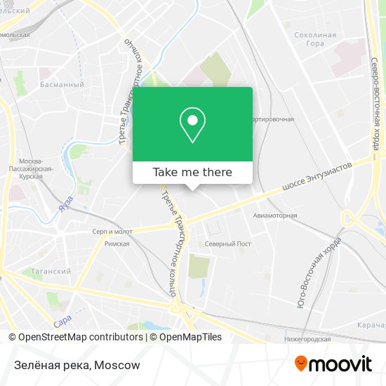 Зелёная река map