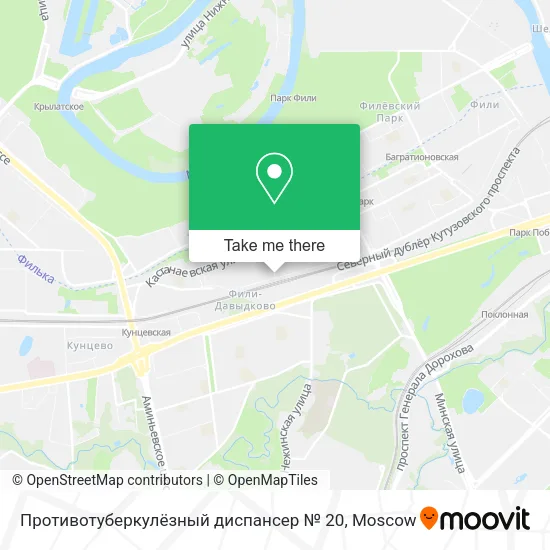 Противотуберкулёзный диспансер № 20 map