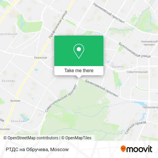 РТДС на Обручева map