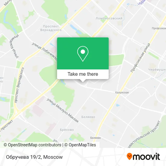 Обручева 19/2 map