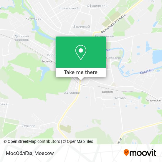 МосОблГаз map