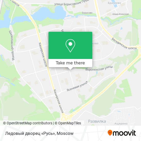 Ледовый дворец «Русь» map