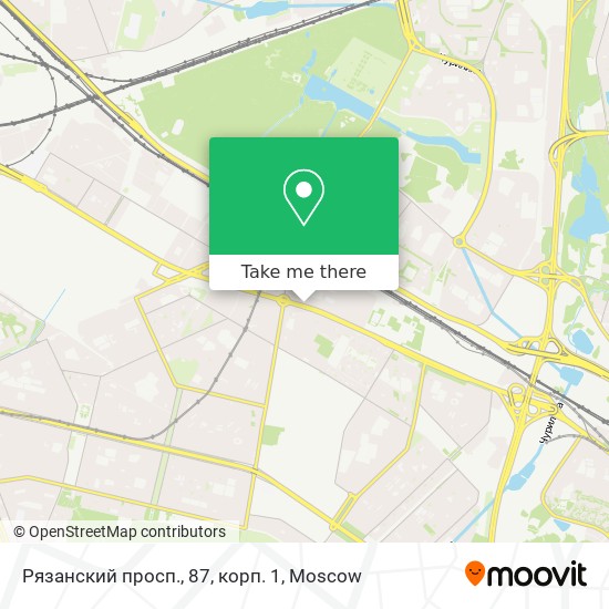 Рязанский просп., 87, корп. 1 map