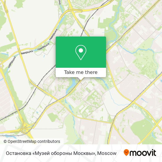 Остановка «Музей обороны Москвы» map