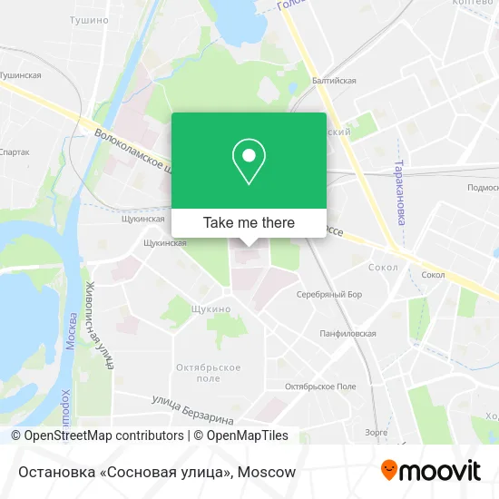 Остановка «Сосновая улица» map