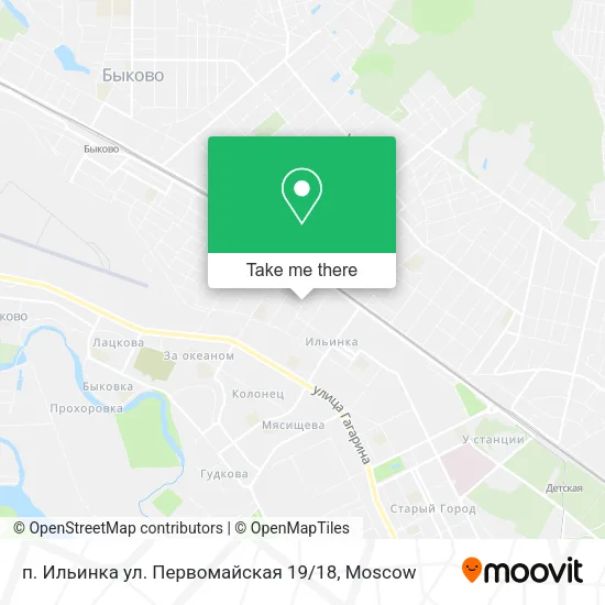 п. Ильинка ул. Первомайская 19 / 18 map