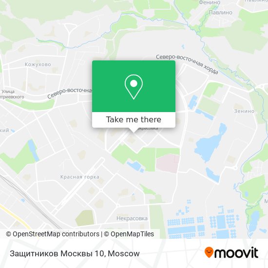 Защитников Москвы 10 map