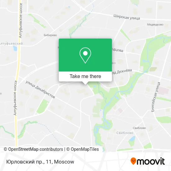 Юрловский пр., 11 map
