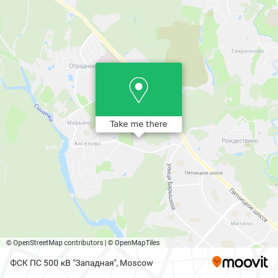 ФСК ПС 500 кВ "Западная" map