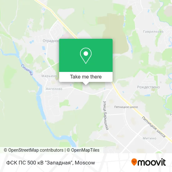 ФСК ПС 500 кВ "Западная" map