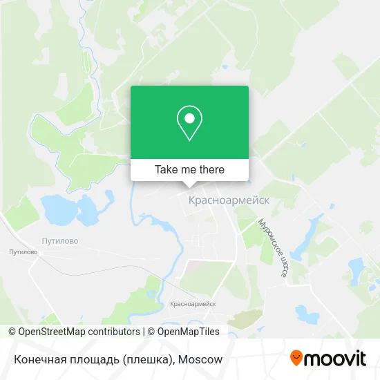 Конечная площадь (плешка) map