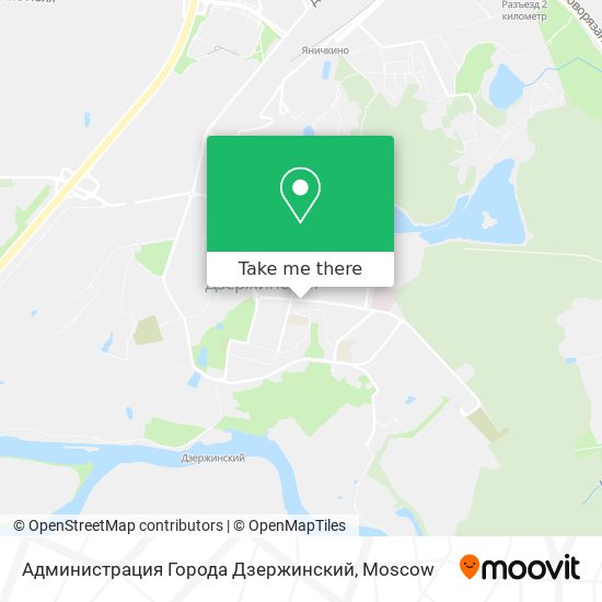 Администрация Города Дзержинский map