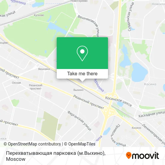 Перехватывающая парковка (м.Выхино) map