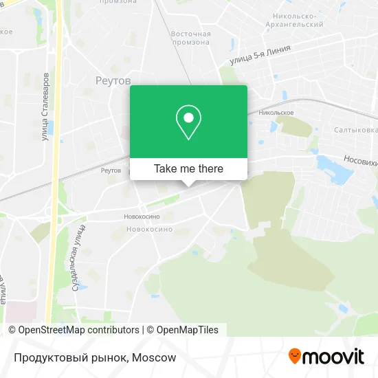 Продуктовый рынок map