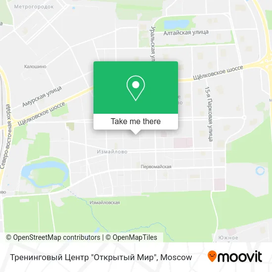 Тренинговый Центр "Открытый Мир" map