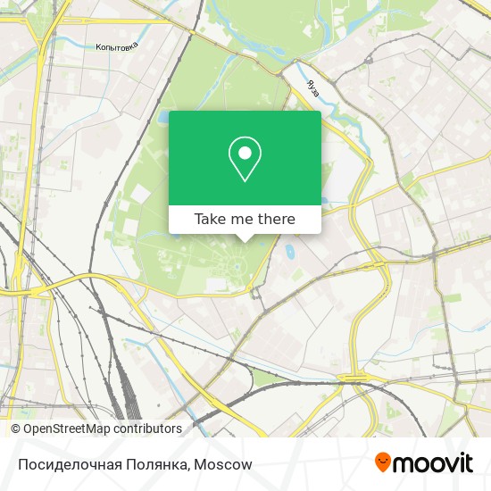 Посиделочная Полянка map