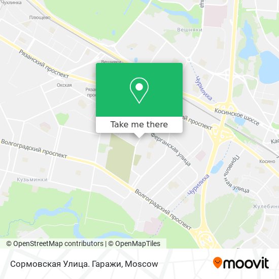 Сормовская Улица. Гаражи map