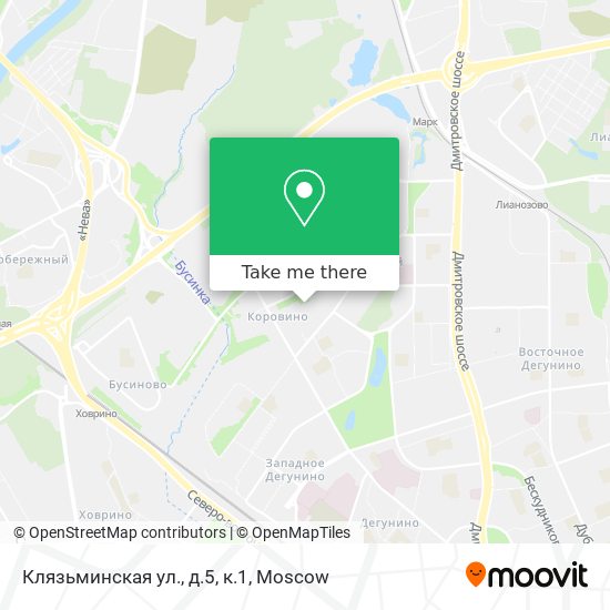 Клязьминская ул., д.5, к.1 map