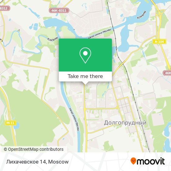 Лихачевское 14 map