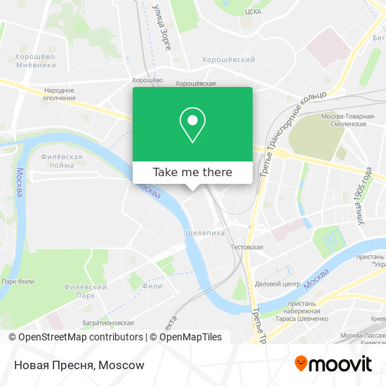 Новая Пресня map