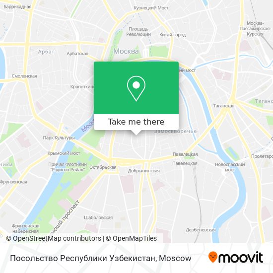 Посольство Республики Узбекистан map