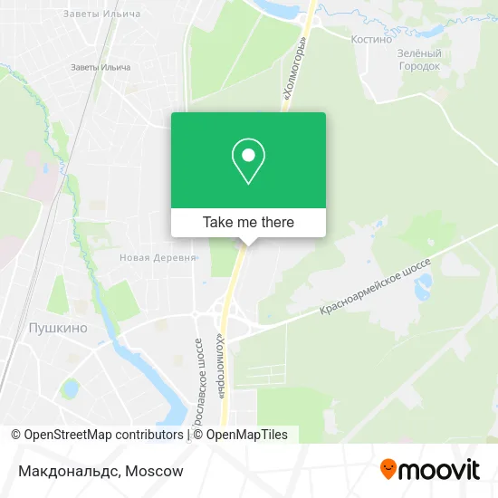 Макдональдс map