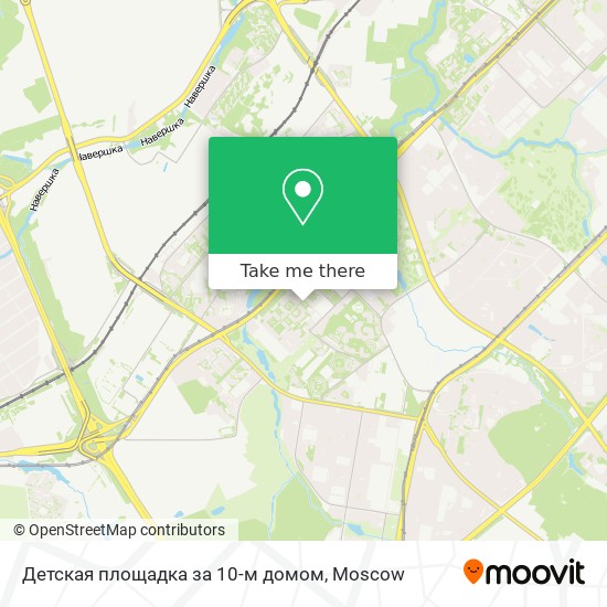 Детская площадка за 10-м домом map