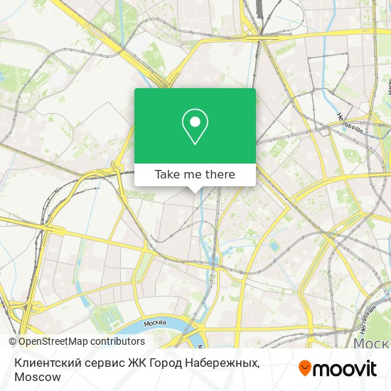 Клиентский сервис ЖК Город Набережных map