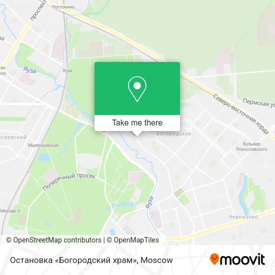 Остановка «Богородский храм» map