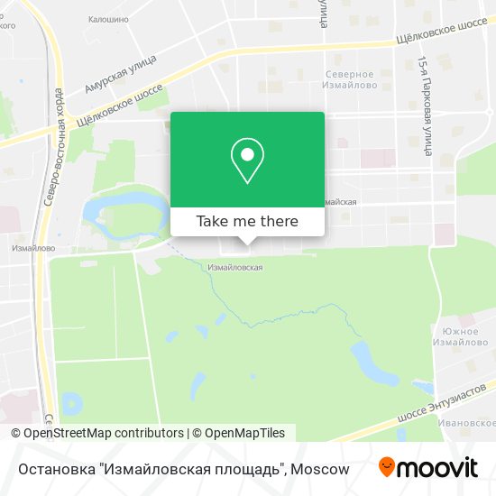 Остановка "Измайловская площадь" map