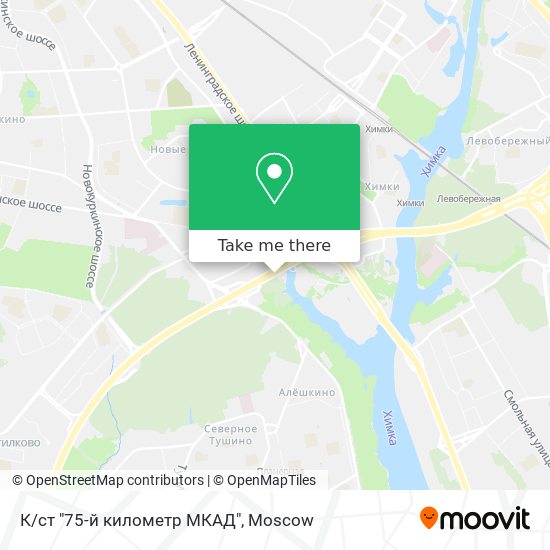 К/ст "75-й километр МКАД" map
