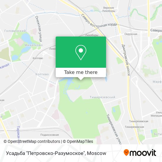 Усадьба "Петровско-Разумоское" map