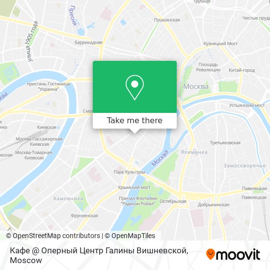 Кафе @ Оперный Центр Галины Вишневской map